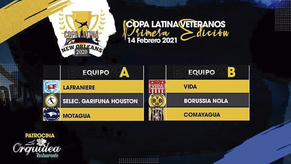 copa latina tablas